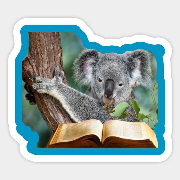 KOALA READING THE BIBLE Sticker by SHOW YOUR LOVE